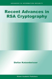 Abbildung von: Recent Advances in RSA Cryptography - Springer