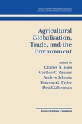 Cover: Agricultural Globalization Trade and the Environment - Springer