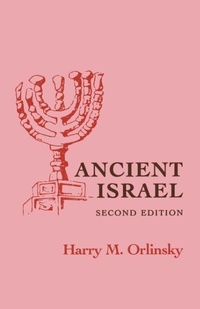 Enlarge image Cover: Ancient Israel - Cornell University Press