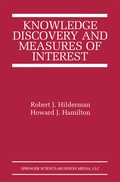 Cover: Knowledge Discovery and Measures of Interest - Kluwer Academic Publishers