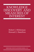Cover: Knowledge Discovery and Measures of Interest - Springer