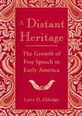 Cover: A Distant Heritage - New York University Press