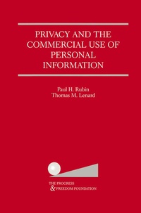 Enlarge image Cover: Privacy and the Commercial Use of Personal Information - Springer