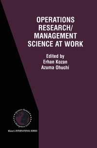 Enlarge image Cover: Operations Research/Management Science at Work - Springer