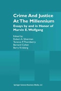 Cover: Crime and Justice at the Millennium - Springer
