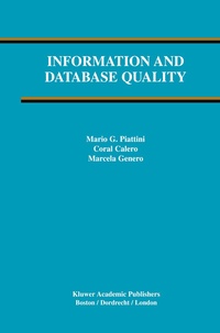Enlarge image Cover: Information and Database Quality - Springer