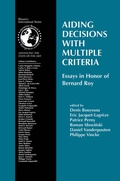 Cover: Aiding Decisions with Multiple Criteria - Springer