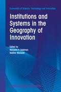 Cover: Institutions and Systems in the Geography of Innovation - Springer