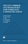 Cover: Multi-Carrier Technologies for Wireless Communication - Kluwer Academic Publishers