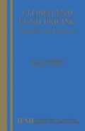 Cover: Closed-End Fund Pricing - Springer