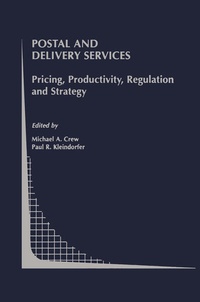 Enlarge image Cover: Postal and Delivery Services - Kluwer Academic Publishers