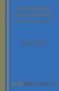Cover: Closed-End Fund Pricing - Springer