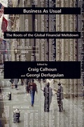 Cover: Business As Usual - New York University Press