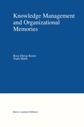 Cover: Knowledge Management and Organizational Memories - Springer
