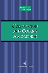 Enlarge image Cover: Compression and Coding Algorithms - Springer