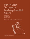 Cover: Memory Design Techniques for Low Energy Embedded Systems - Springer