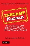 Cover: Instant Korean - Tuttle Publishing