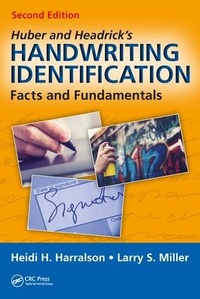 Enlarge image Cover: Huber and Headrick's Handwriting Identification - CRC Press