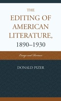 Cover: The Editing of American Literature, 1890-1930 - Scarecrow Press