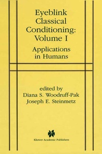 Enlarge image Cover: Eyeblink Classical Conditioning Volume 1 - Kluwer Academic Publishers