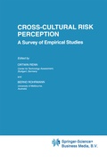 Cover: Cross-Cultural Risk Perception - Springer