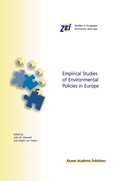 Cover: Empirical Studies of Environmental Policies in Europe - Kluwer Academic Publishers