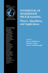 Abbildung von: Handbook of Semidefinite Programming - Kluwer Academic Publishers