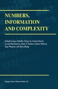 Cover: Numbers, Information and Complexity - Springer