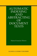 Cover: Automatic Indexing and Abstracting of Document Texts - Springer