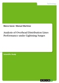 Cover: Analysis of Overhead Distribution Lines Performance under Lightning Surges - GRIN Verlag