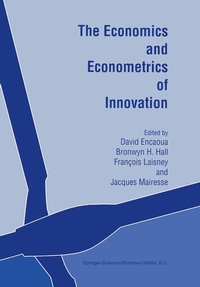 Enlarge image Cover: The Economics and Econometrics of Innovation - Kluwer Academic Publishers
