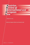 Cover: Austrian Review of International and European Law, Volume 18 (2013) - Martinus Nijhoff