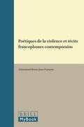 Cover: Poetiques de la violence et recits francophones contemporains - Brill