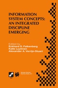 Cover: Information System Concepts: An Integrated Discipline Emerging - Springer