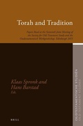 Cover: Torah and Tradition - Brill