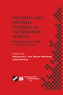Cover: Integrity and Internal Control in Information Systems - Kluwer Academic Publishers