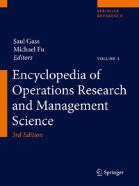 Abbildung von: Encyclopedia of Operations Research and Management Science - Springer