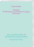 Cover: N!aqriaxe - The Phonology of an endangered Language of Botswana - Harrassowitz Verlag
