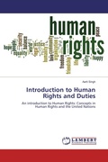 Cover: Introduction to Human Rights and Duties - LAP Lambert Academic Publishing