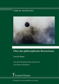 Cover: &Uuml;ber das philosophische Bewusstsein - Frank & Timme