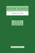 Cover: Suicide Science - Kluwer Academic Publishers