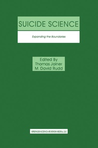 Enlarge image Cover: Suicide Science - Springer