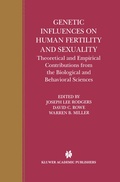 Cover: Genetic Influences on Human Fertility and Sexuality - Springer