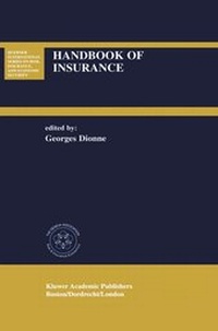 Enlarge image Cover: Handbook of Insurance - Kluwer Academic Publishers
