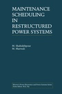Cover: Maintenance Scheduling in Restructured Power Systems - Springer