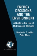 Cover: Energy Decisions and the Environment - Springer