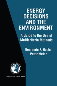 Enlarge image Cover: Energy Decisions and the Environment - Springer
