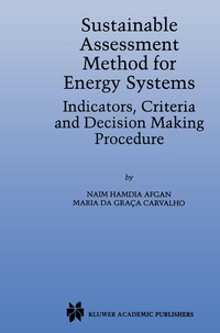 Enlarge image Cover: Sustainable Assessment Method for Energy Systems - Springer