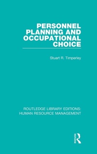 Enlarge image Cover: Personnel Planning and Occupational Choice - Routledge