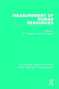 Enlarge image Cover: Measurement of Human Resources - Routledge